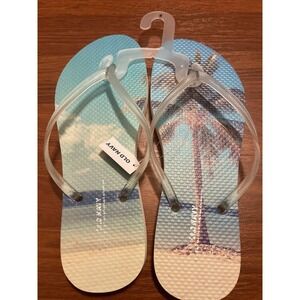 Old Navy Woman Flip Flops Sandals Summer Beach Size 8